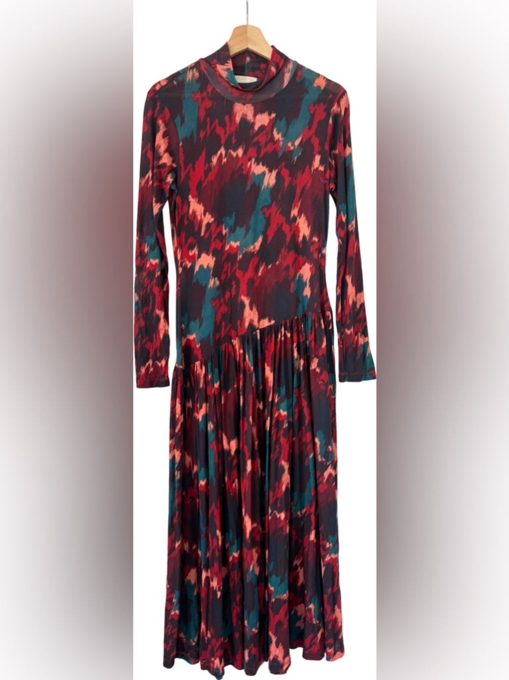 Ulla Johnson Fernanda Ametrine Maxi Dress in Orange Size L - Picture 9 of 15